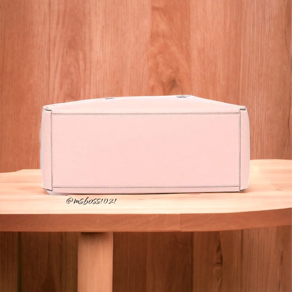 Tory Burch Blake Leather Tote Bag in Shell Pink BRAND NEW W/TAGS - Picture 4 of 6